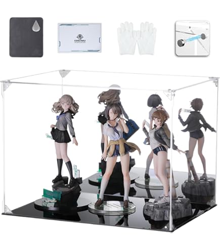 AMEITECH フィギュアケース マグネット式 開閉式 磁石付き前扉　背面ミラ Amazon.co.jp: AMEITECH フィギュアケース マグネット式 開閉式 磁石